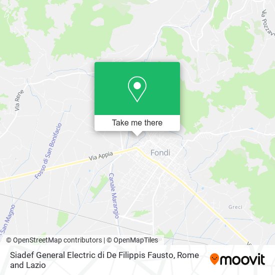 Siadef General Electric di De Filippis Fausto map
