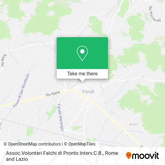 Volunteer Falcons Intervention Association map