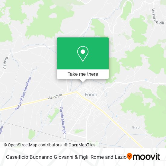 Caseificio Buonanno Giovanni & Figli map