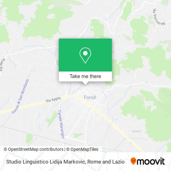 Studio Linguistico Lidija Markovic map
