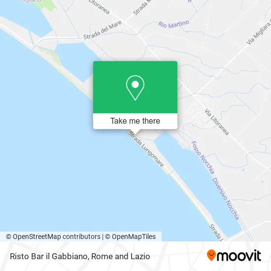 Risto Bar il Gabbiano map