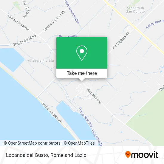 Locanda del Gusto map