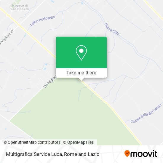 Multigrafica Service Luca map
