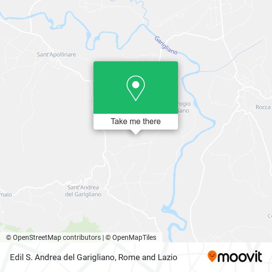 Edil S. Andrea del Garigliano map