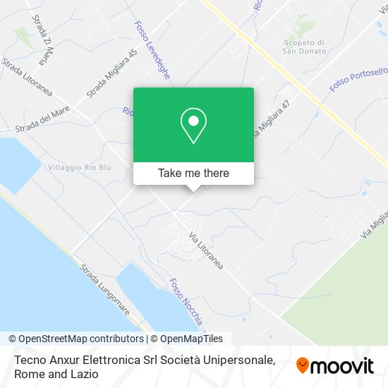 Tecno Anxur Elettronica Srl Società Unipersonale map