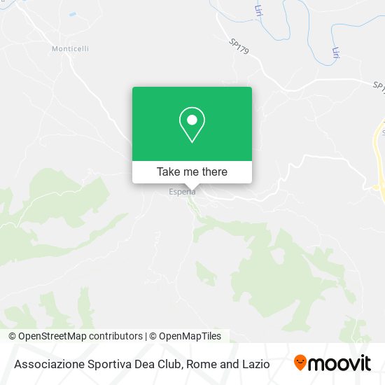 Associazione Sportiva Dea Club map