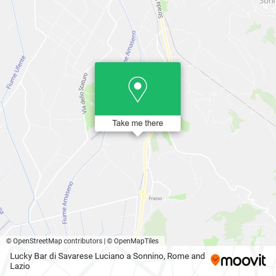 Lucky Bar di Savarese Luciano a Sonnino map