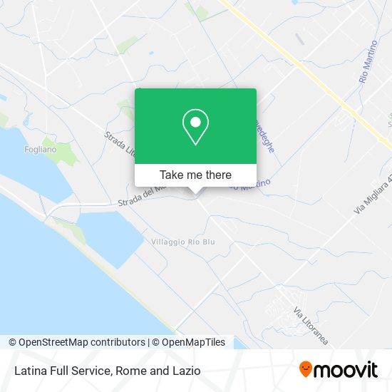 Latina Full Service map