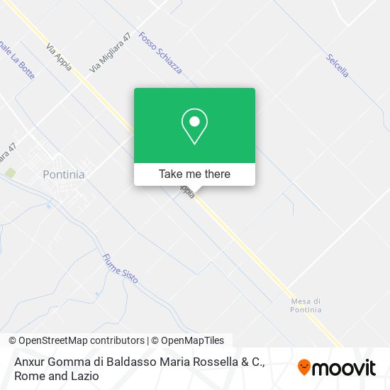 Anxur Gomma di Baldasso Maria Rossella & C. map