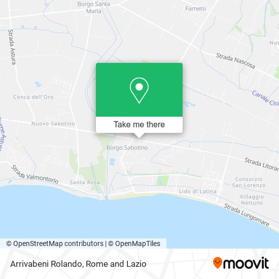 Arrivabeni Rolando map