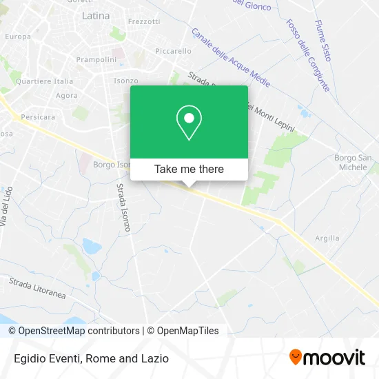 Egidio Eventi map