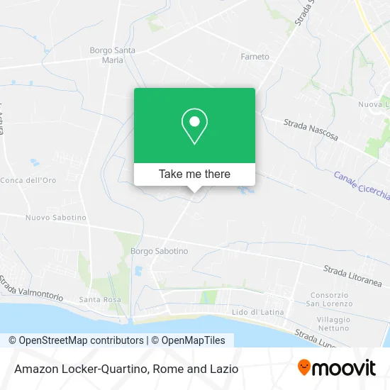 Amazon Locker-Quartino map