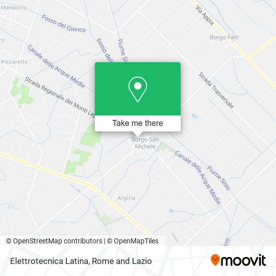Elettrotecnica Latina map