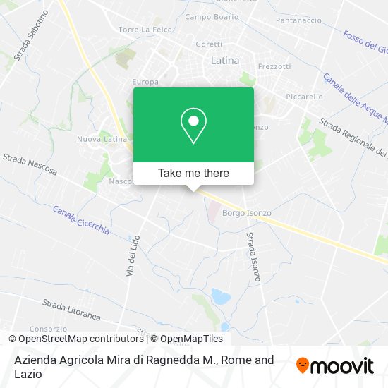 Azienda Agricola Mira di Ragnedda M. map