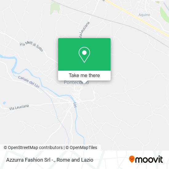 Azzurra Fashion Srl -. map