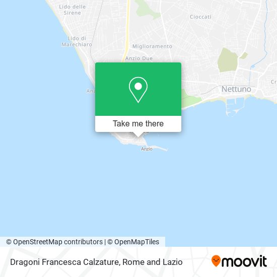 Dragoni Francesca Calzature map