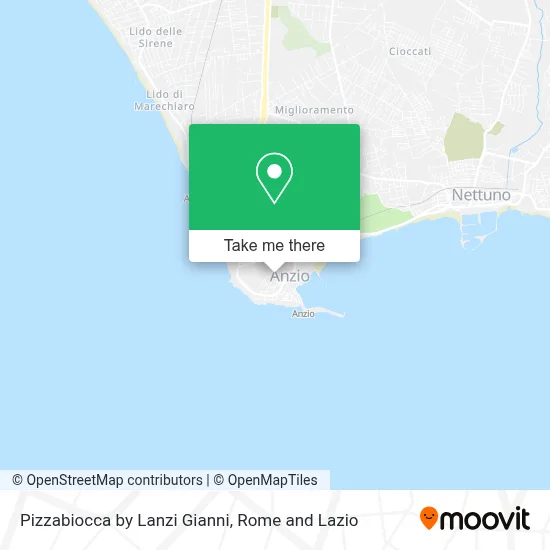 Pizzabiocca by Lanzi Gianni map