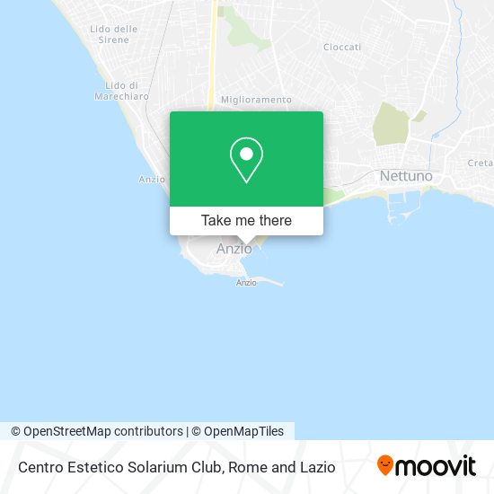 Centro Estetico Solarium Club map