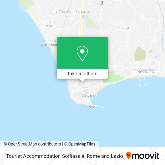 Tourist Accommodation Soffiasale map