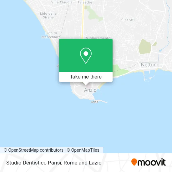 Parisi Dental Studio map