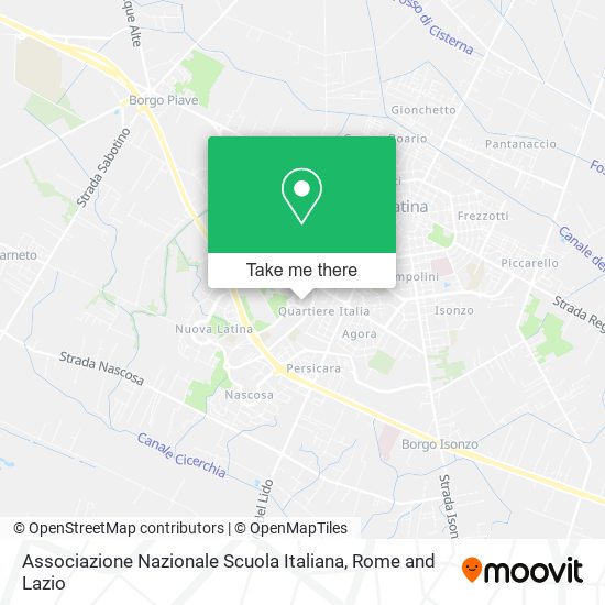 Associazione Nazionale Scuola Italiana map