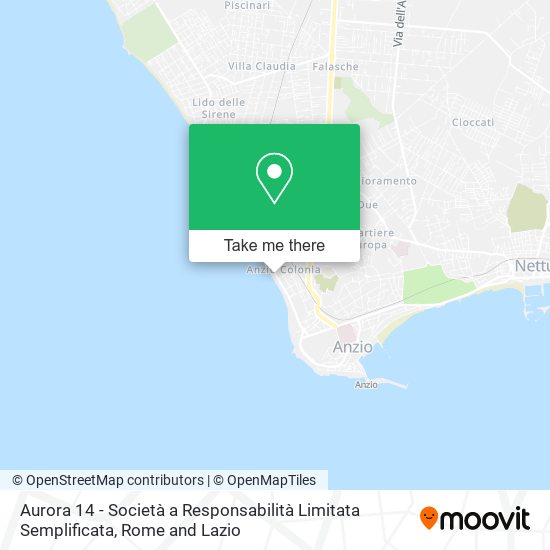 Aurora 14 - Società a Responsabilità Limitata Semplificata map
