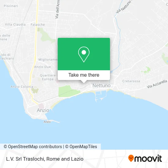L.V. Srl Moving Services map