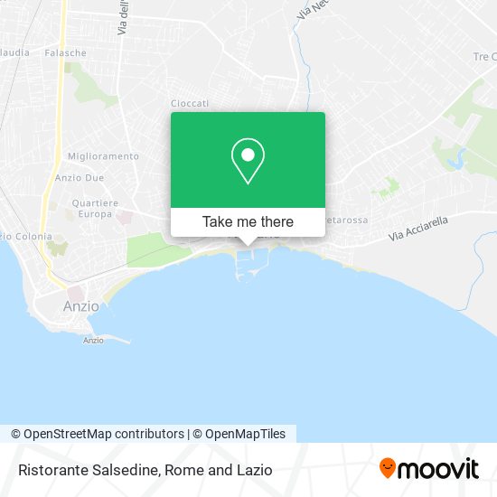 Ristorante Salsedine map