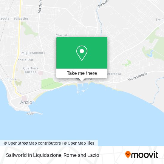 Sailworld in Liquidazione map