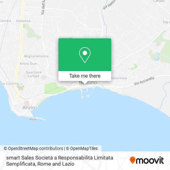 smart Sales Società a Responsabilità Limitata Semplificata map