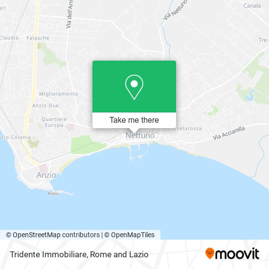 Tridente Immobiliare map