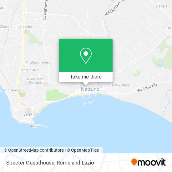 Specter Guesthouse map