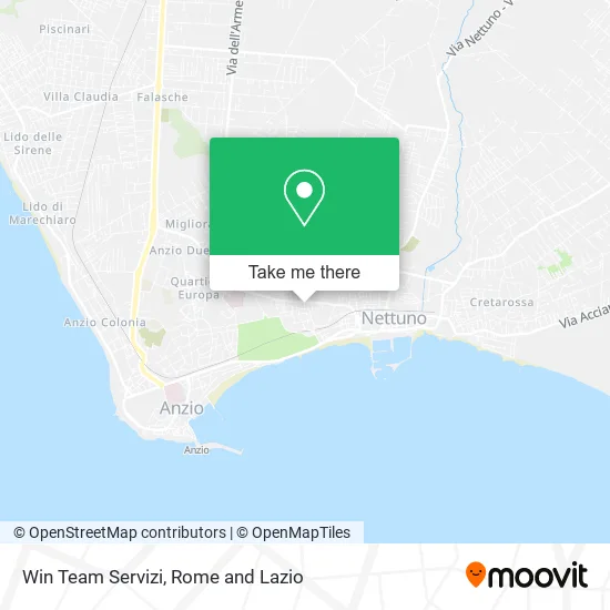 Win Team Services map