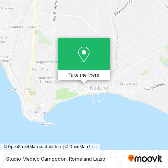 Campodon Medical Studio map