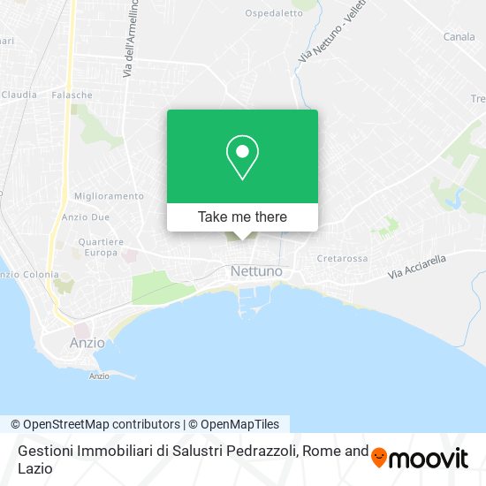 Gestioni Immobiliari di Salustri Pedrazzoli map