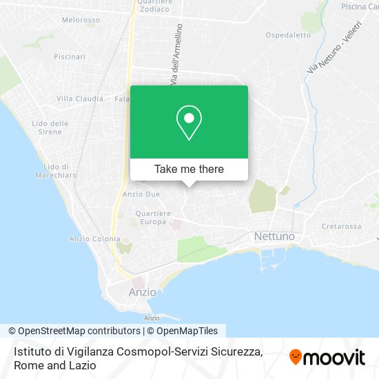 Istituto di Vigilanza Cosmopol-Servizi Sicurezza map