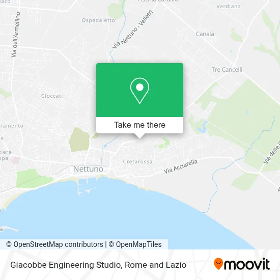 Giacobbe Engineering Studio map