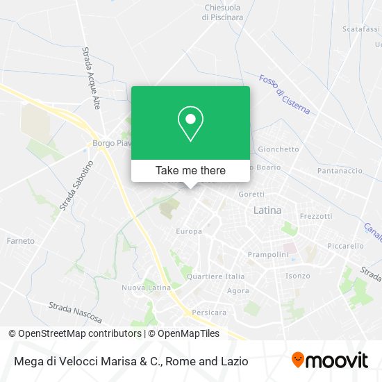 Mega di Velocci Marisa & C. map