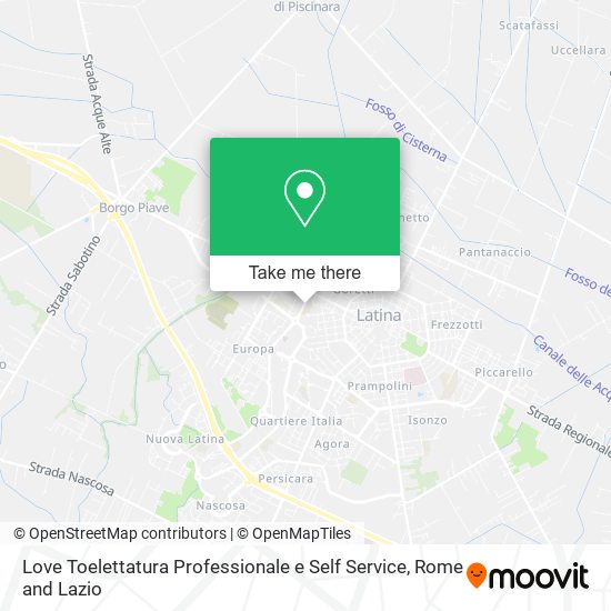 Love Toelettatura Professionale e Self Service map