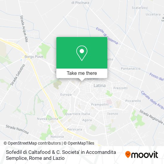Sofedil di Caltafood & C. Societa' in Accomandita Semplice map