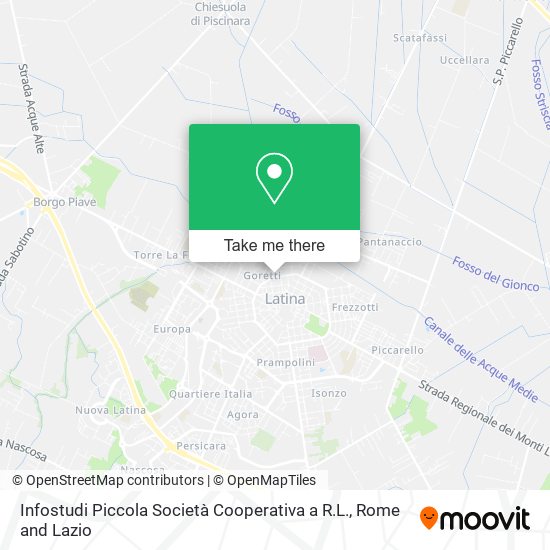 Infostudi Piccola Società Cooperativa a R.L. map