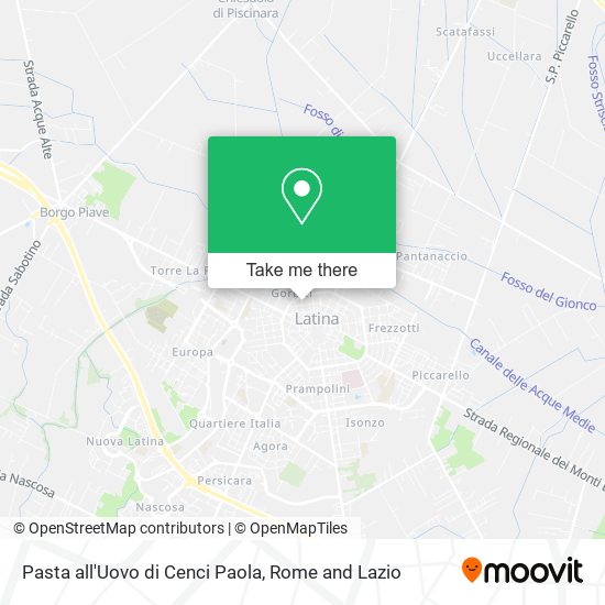 Pasta all'Uovo di Cenci Paola map
