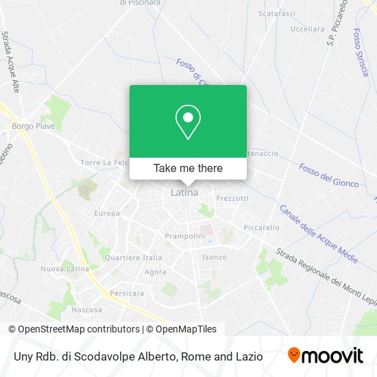 Uny Rdb. di Scodavolpe Alberto map
