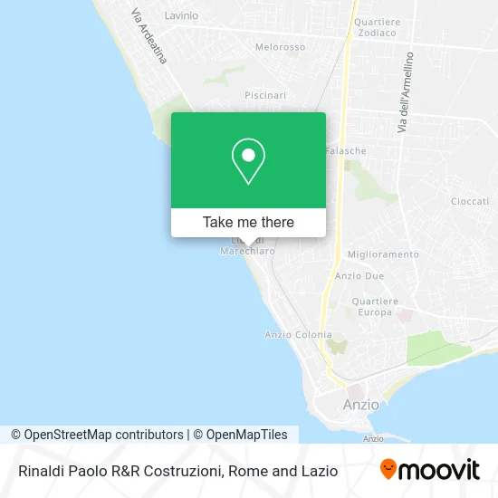 Rinaldi Paolo R&R Constructions map
