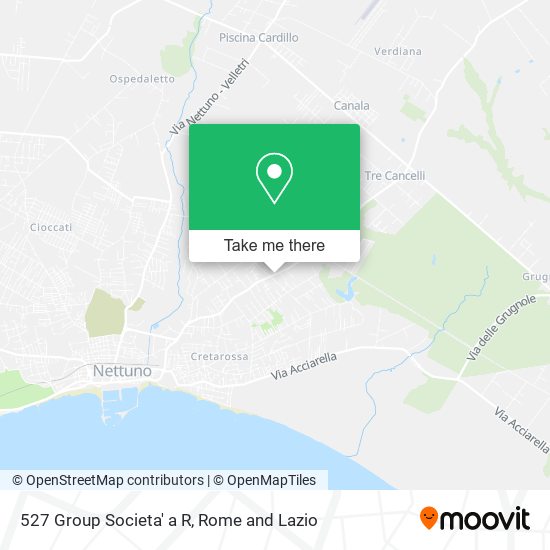 527 Group Societa' a R map