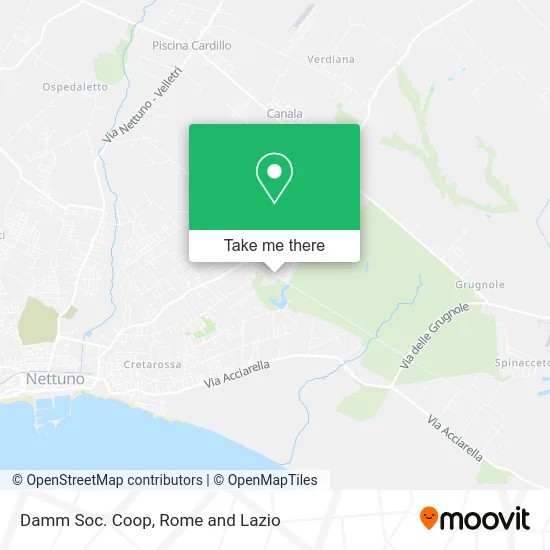 Damm Cooperative Society map