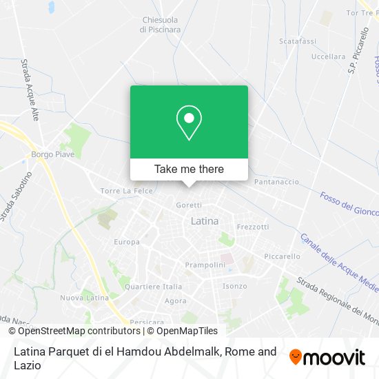 Latina Parquet di el Hamdou Abdelmalk map