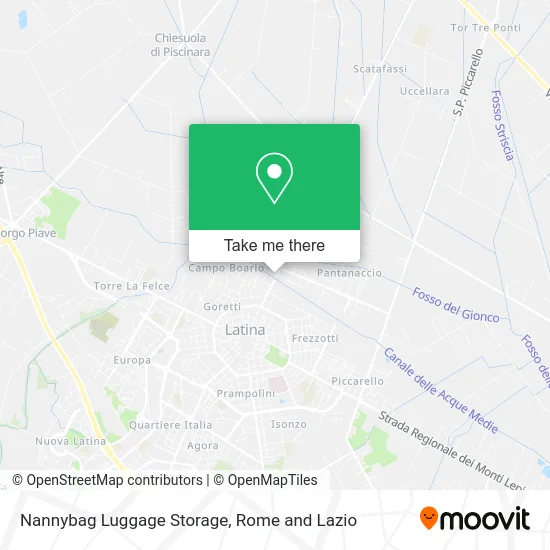 Nannybag Luggage Storage map
