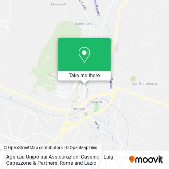 Agenzia Unipolsai Assicurazioni Cassino - Luigi Capezzone & Partners map