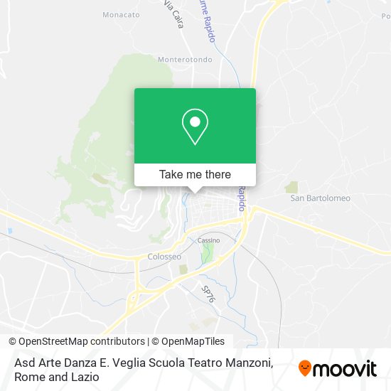 Asd Arte Danza E. Veglia Scuola Teatro Manzoni map